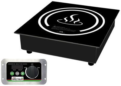 Winco EIDS-34 12 Inch Induction Cooker Electric Ceramic Glass Surface with Digital Controls