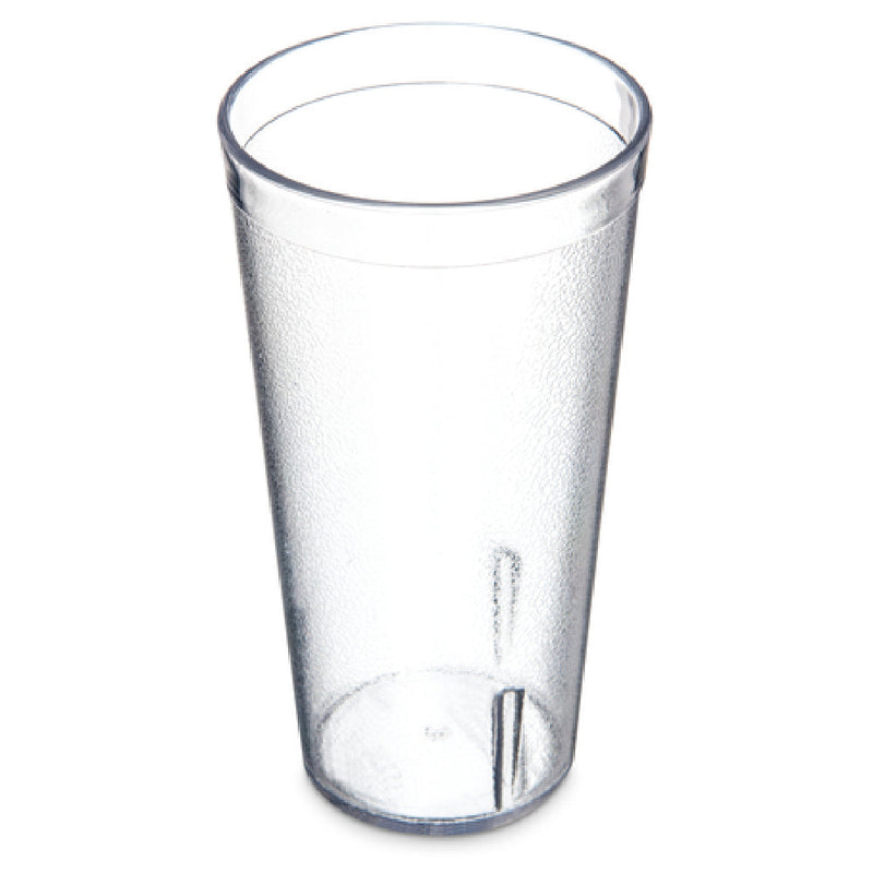 Carlisle 522007 20 Oz Stackable Tumbler Clear SAN Textured Dishwasher Safe