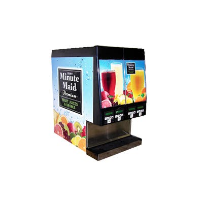 Lancer Orange Juice Dispenser, 2 Valves, Push Button