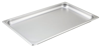 Winco SPF1 Full-Size Steam Table Pan - 20 Inch 25 Gauge Stainless Steel Straight-Sided