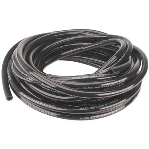 Micro Matic 550B600 3/8 Inch I.D. Black Vinyl Hose - 50 Foot Coil