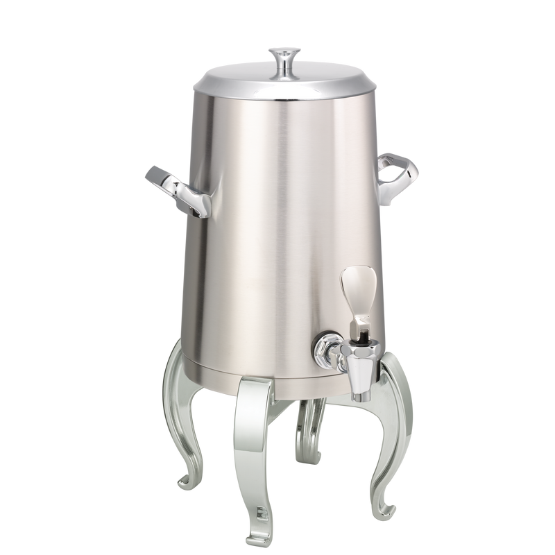 Flame Free™ Thermo-Urn™ 1.5-Gallon Vacuum Insulated Urn with Regal Legs and Flat Lid in Brushed Stainless