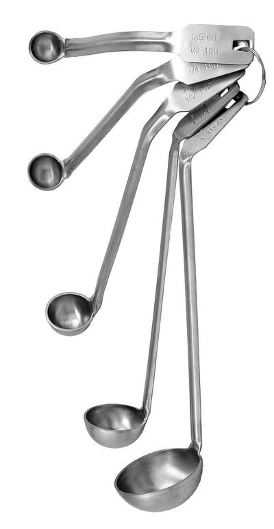 Winco MSL-5S Mini Ladle Set 5-piece with Stainless Steel for Serving