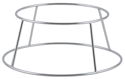 Winco SFR-4 7-3/8 Inch Diameter Seafood Tray Rack Chrome Metal Design