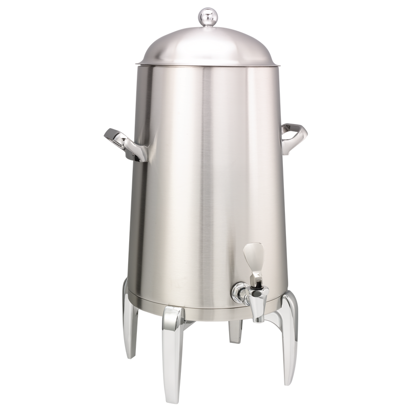 Flame Free™ Thermo-Urn™ 5-Gallon Vacuum Insulated Urn with Modern Legs and Domed Lid in Brushed Stainless