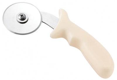 Winco PPC-2W 2-1/2 Inch Diameter Stainless Steel Pizza Cutter Polypropylene Handle White