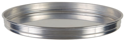 Winco APZK-1415 14 Inch Diameter Aluminum Round Pizza Pan Stackable with Deep Dish