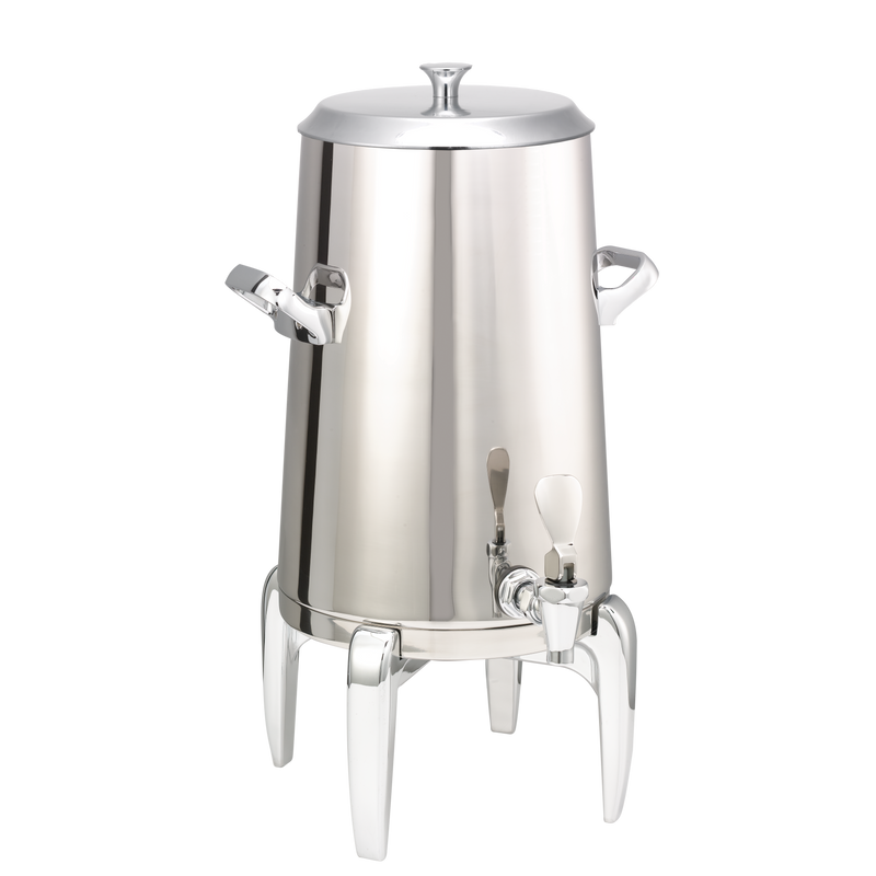 Flame Free™ Thermo-Urn™ 3-Gallon Vacuum Insulated Urn with Modern Legs and Flat Lid in Polished Stainless