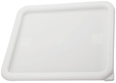 Winco PECC-L 11-1/2 Inch Container Cover for 12 to 22 Qt Square Containers Polyethylene White