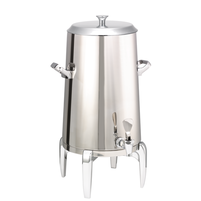 Flame Free™ Thermo-Urn™ 5-Gallon Vacuum Insulated Urn with Modern Legs and Flat Lid in Polished Stainless