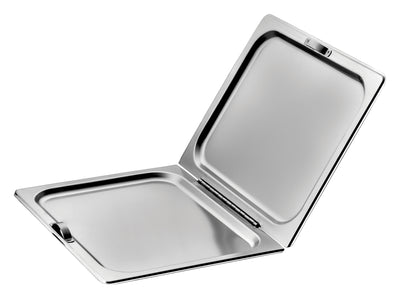 Winco C-HFC1 Full Size Steam Table Pan Cover Flat Hinged Stainless Steel