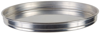 Winco APZK-1615 16 Inch Diameter Aluminum Pizza Pan Deep Dish Round Stackable