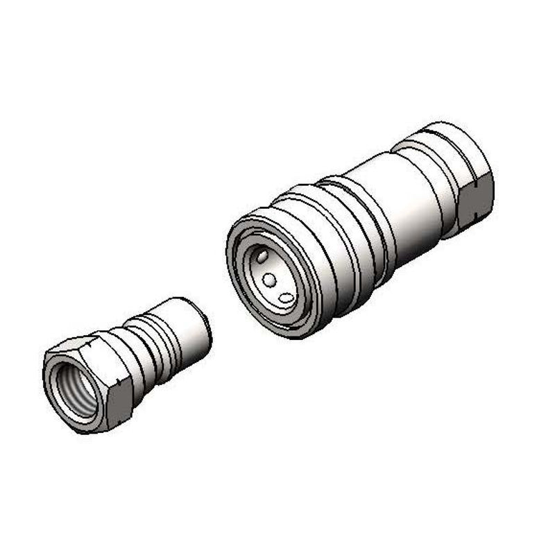 T&S Brass AW-5B Water Appliance Connector - 3/8" NPT