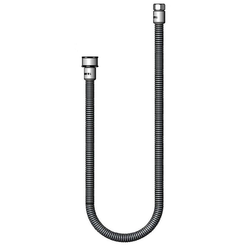 T&S Brass B-0044-H2A-SWV Flexible SS Hose - 44" w/ Swivel