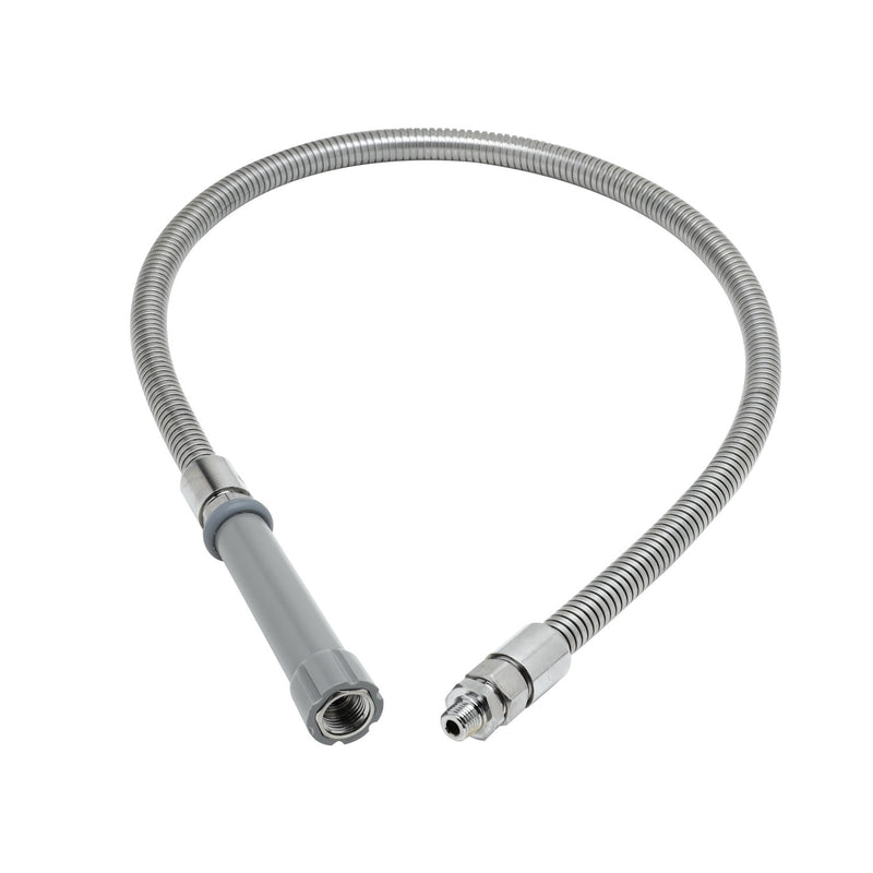 T&S Brass B-0044-HF Flexible SS Hose - 44" w/ Fisher Adapter