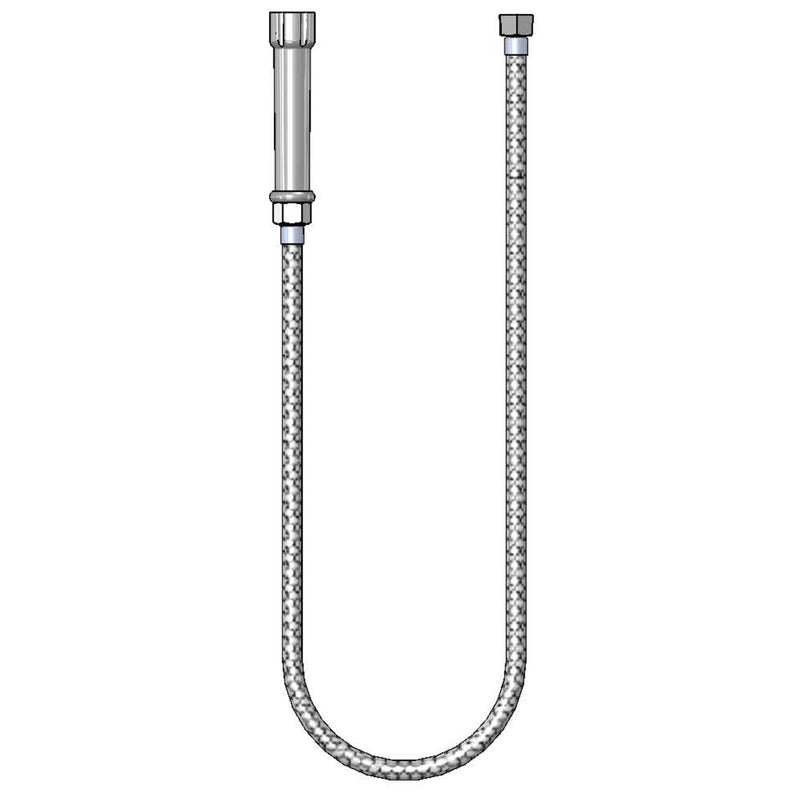 T&S Brass B-0054-V Vinyl Hose Assembly - 54" w/ Handle