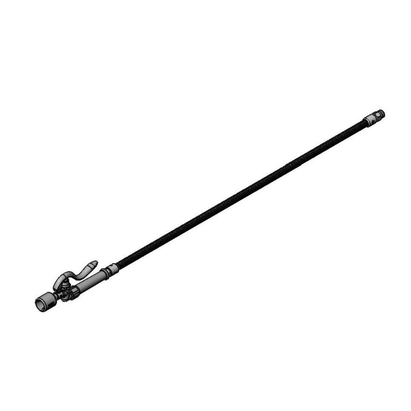 T&S Brass B-0100-C Low-Flow Spray Valve - 44" Flex SS Hose