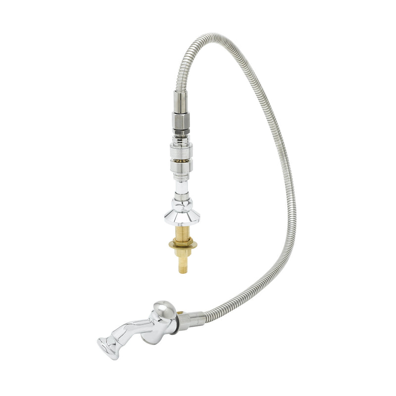 T&S Brass B-0101-B Rosespray Valve - VB & 68" Flex Hose