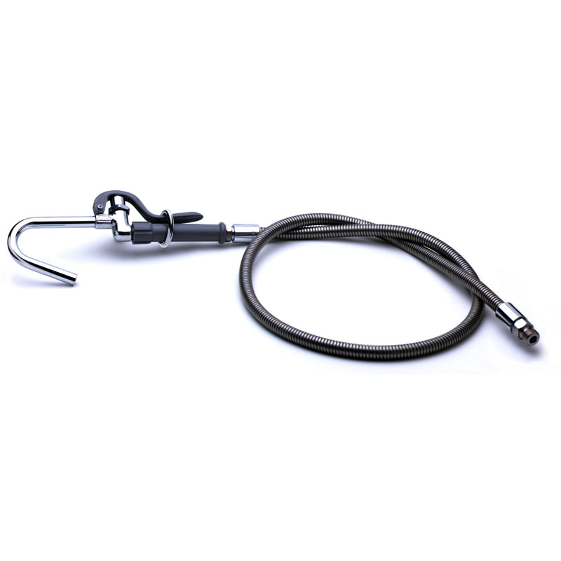 T&S Brass B-0102-A Pot & Glass Filler - 60" Flex Hose & Hook Nozzle