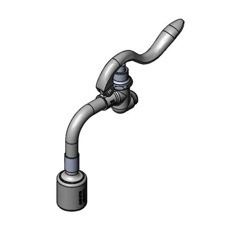T&S Brass B-0107-C90 90-Degree Low-Flow Valve - 0.65 GPM
