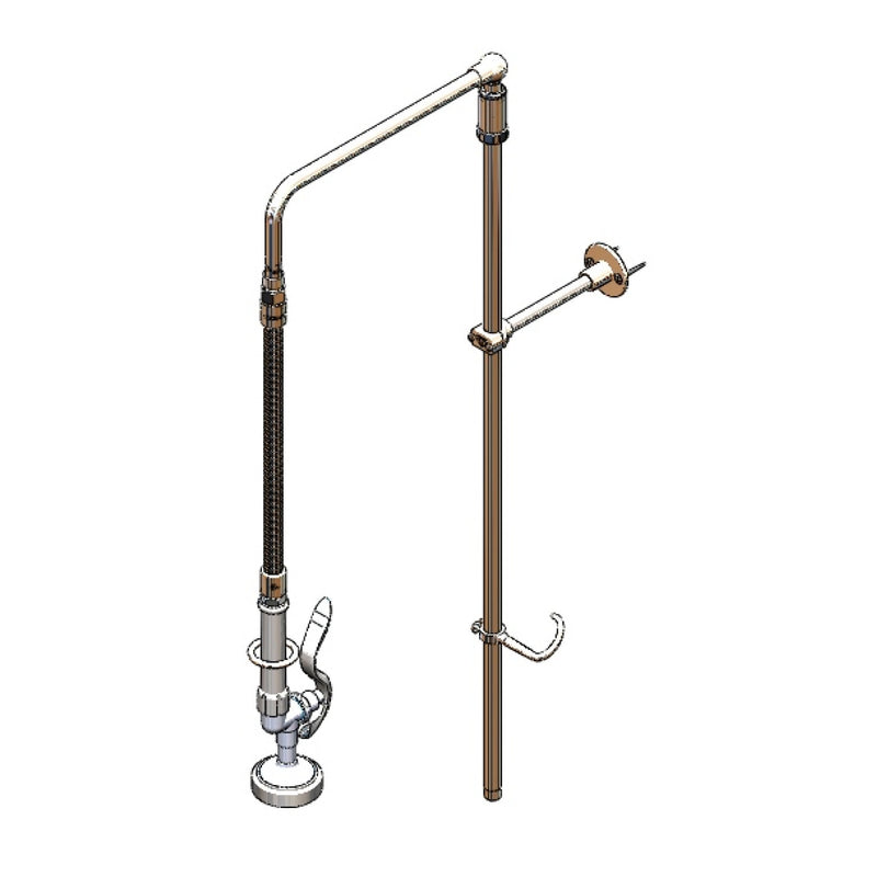 T&S Brass B-0111-02 Pre-Rinse Overhead Swivel Arm Subassembly