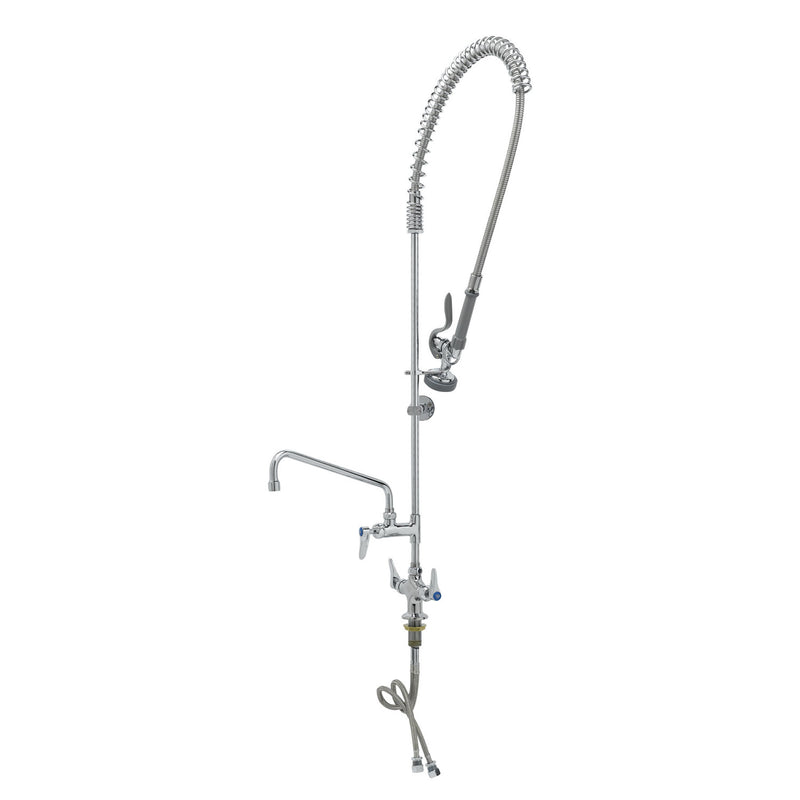 T&S Brass B-0113-12-CR-B Pre-Rinse Unit - Ceramas & Wall Bracket