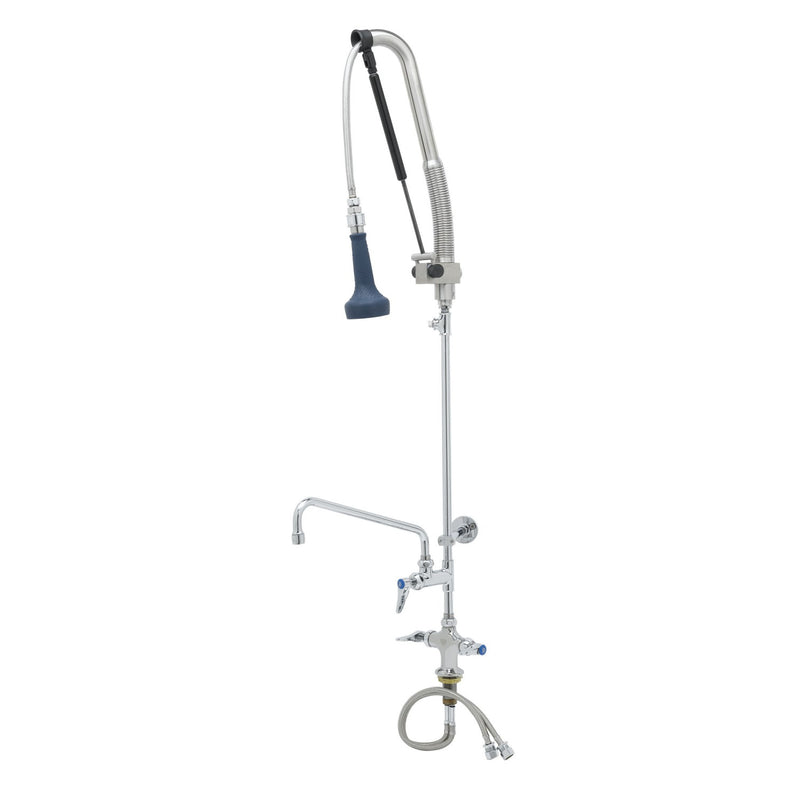 T&S Brass B-0113-12CRB8TP Pull-Down Pre-Rinse - 12" ADF & Ceramas