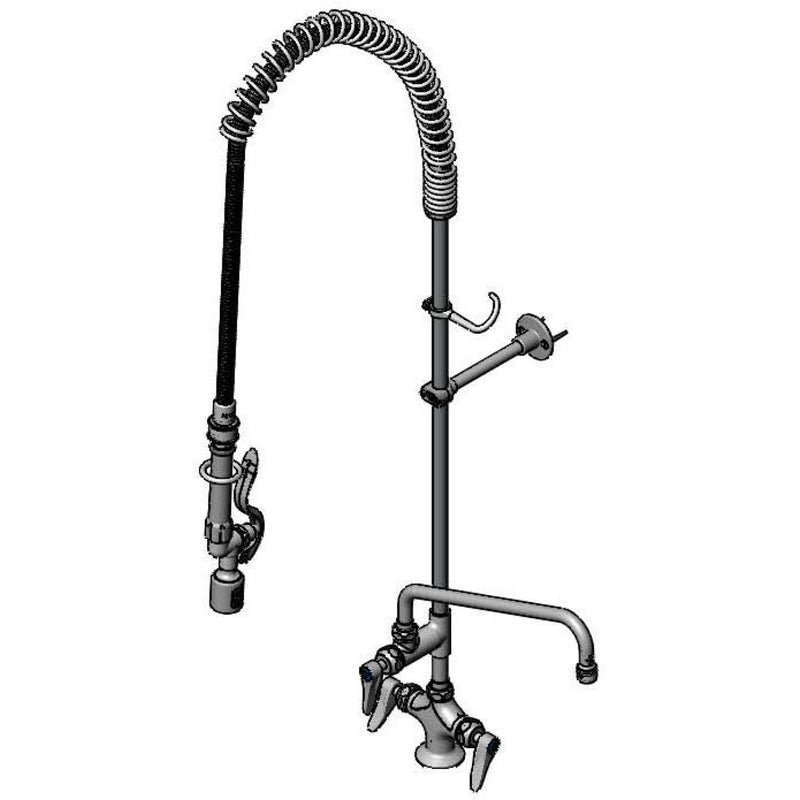T&S Brass B-0113-12CRBJSW EasyInstall Pre-Rinse - Ceramas & Swivel B-0107-J