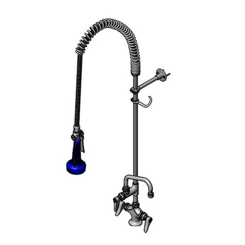 T&S Brass B-0113-A06-B08 EasyInstall Pre-Rinse - 6" ADF & B-0108 Valve
