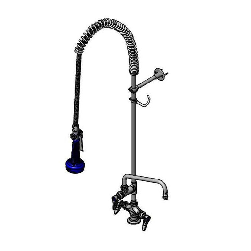 T&S Brass B-0113-A10-B08 EasyInstall Pre-Rinse - 10" ADF & B-0108 Valve
