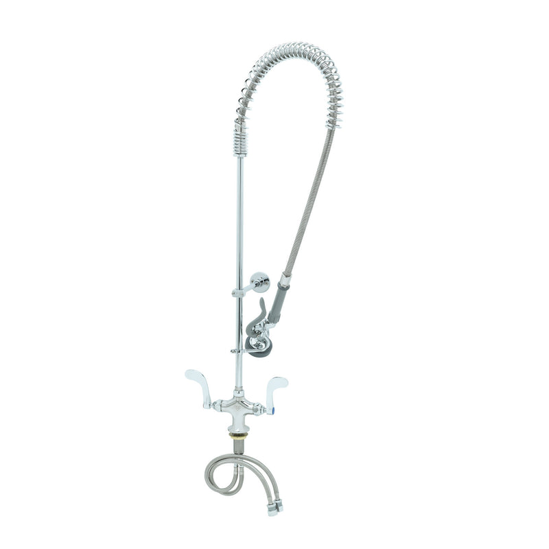 T&S Brass B-0113-B-WH4 Medical Pre-Rinse - 4" Wrist Handles & Bracket