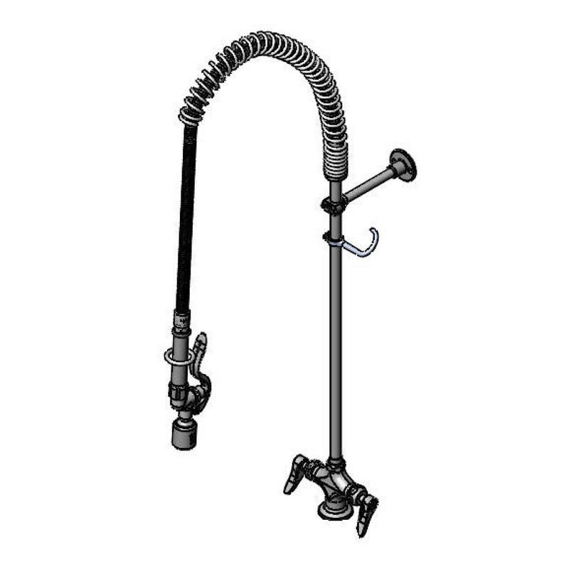 T&S Brass B-0113-CR-BC EasyInstall Pre-Rinse - Ceramas & Low-Flow Valve
