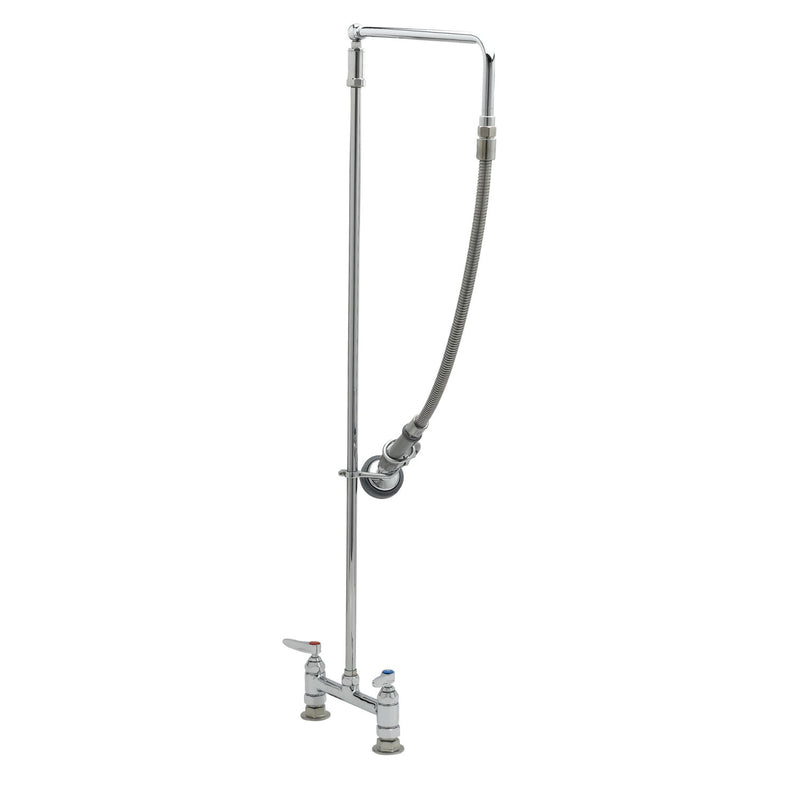 T&S Brass B-0122 Pre-Rinse - Overhead Swivel Arm (8" Deck Mount)