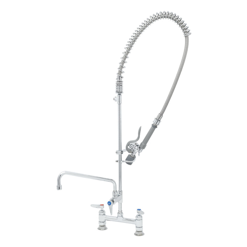 T&S Brass B-0123-12CRBJST Pre-Rinse Station - Ceramas & Swivel Head & Tee
