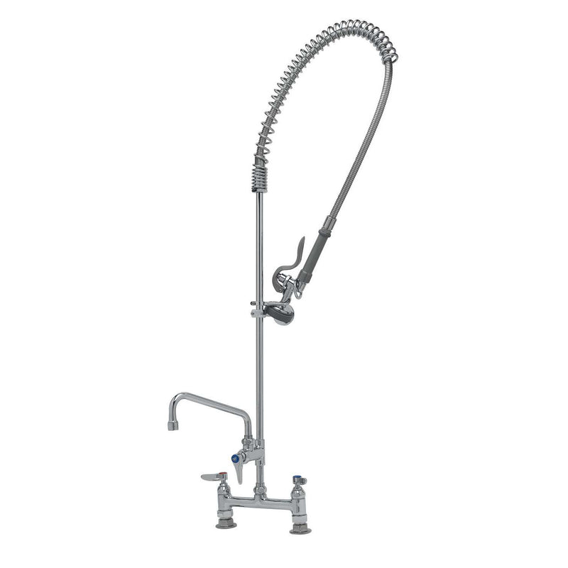 T&S Brass B-0123-ADF08-B EasyInstall Pre-Rinse - 8" ADF & Wall Bracket