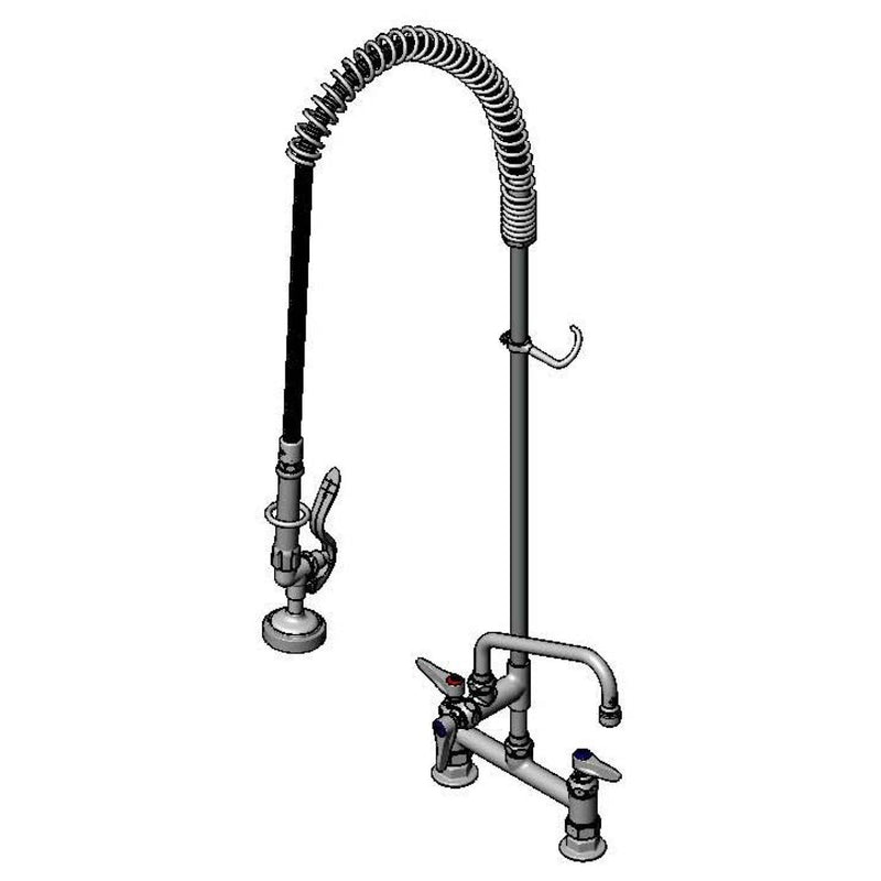 T&S Brass B-0123-ADF08 EasyInstall Pre-Rinse - 8" ADF & 8" Centers