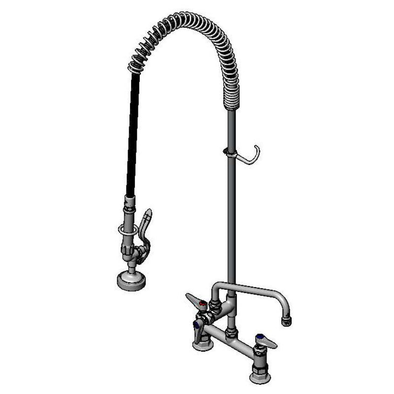 T&S Brass B-0123-ADF10 EasyInstall Pre-Rinse - 10" Add-On Faucet