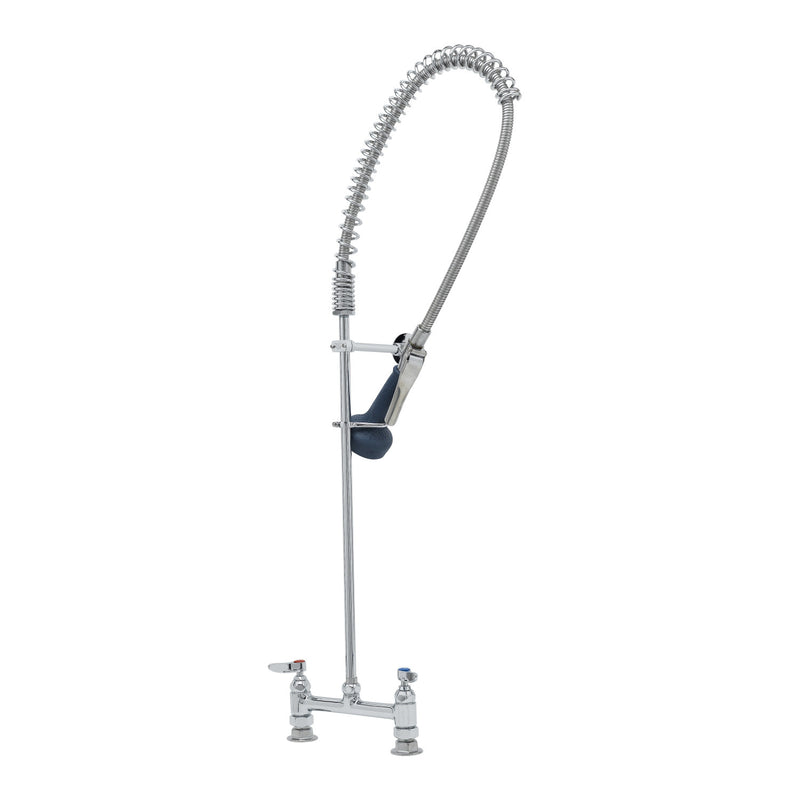 T&S Brass B-0123-B08C Pre-Rinse Unit - 8" Deck Mount & Low-Flow Valve
