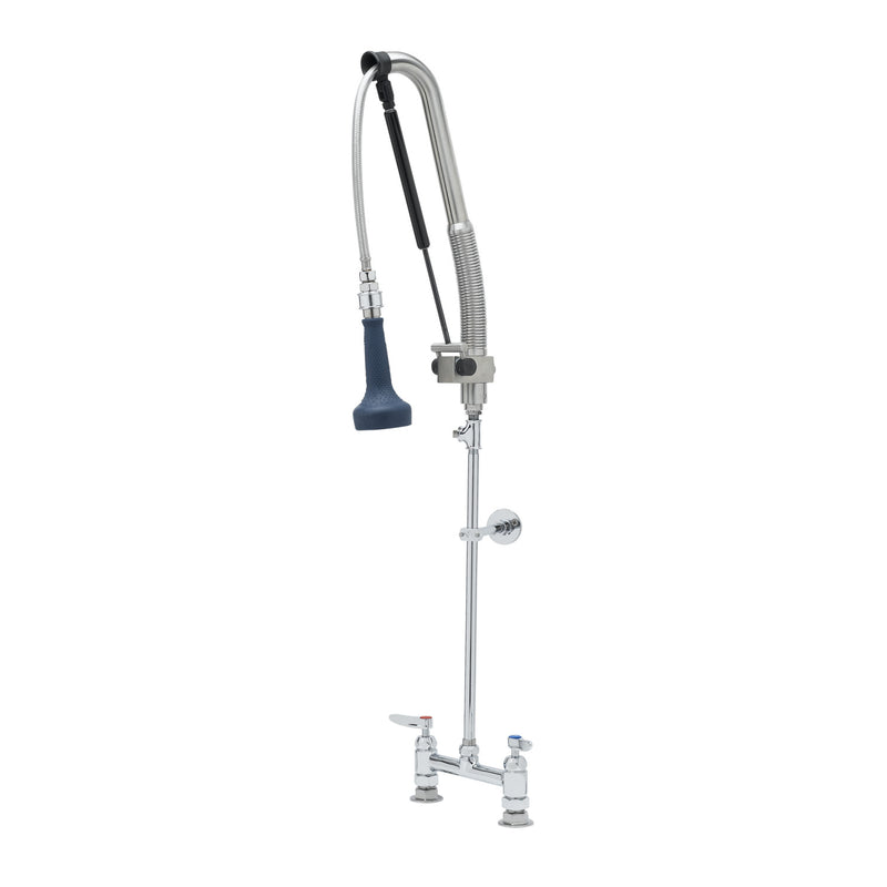 T&S Brass B-0123-CR-B8TP Pull-Down Pre-Rinse - Ceramas & Wall Bracket