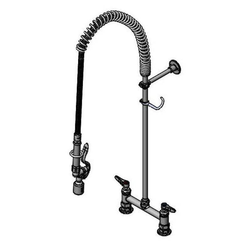 T&S Brass B-0123-CR-BC EasyInstall Pre-Rinse - Ceramas & Low-Flow Head