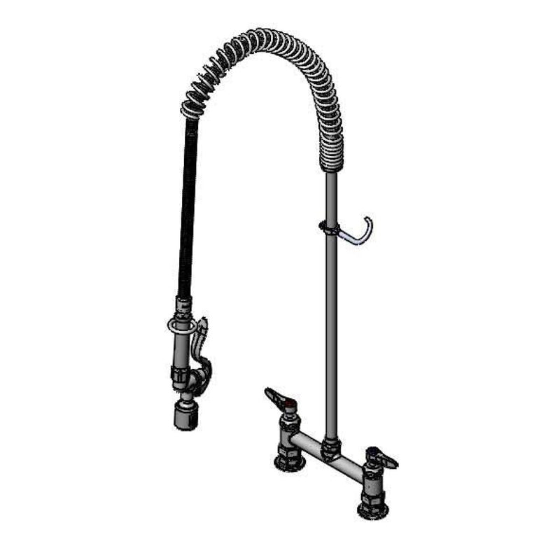 T&S Brass B-0123-CR-J EasyInstall Pre-Rinse - Ceramas & B-0107-J