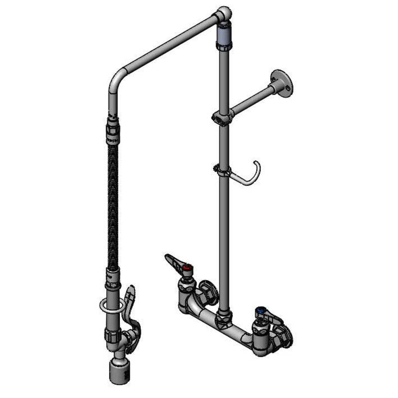 T&S Brass B-0131-BC Pre-Rinse - Overhead Swivel Arm & Low-Flow