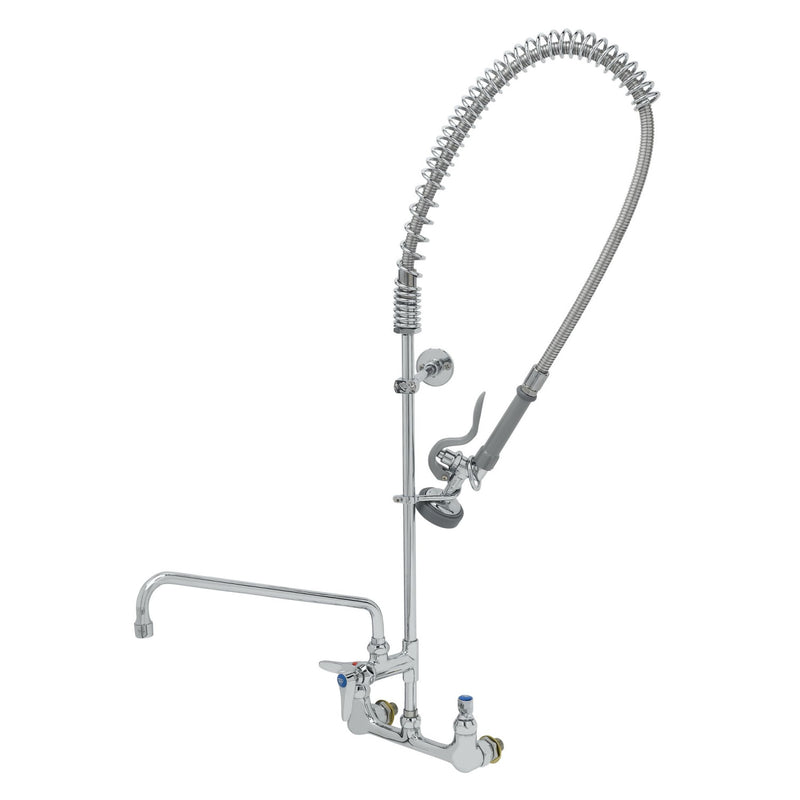 T&S Brass B-0133-01-44H Pre-Rinse Unit - 44" Hose & CC Inlets & 14" ADF