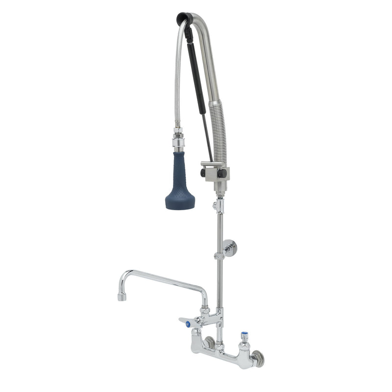 T&S Brass B-0133-12CRB8TP Pull-Down Pre-Rinse - 12" ADF & Ceramas