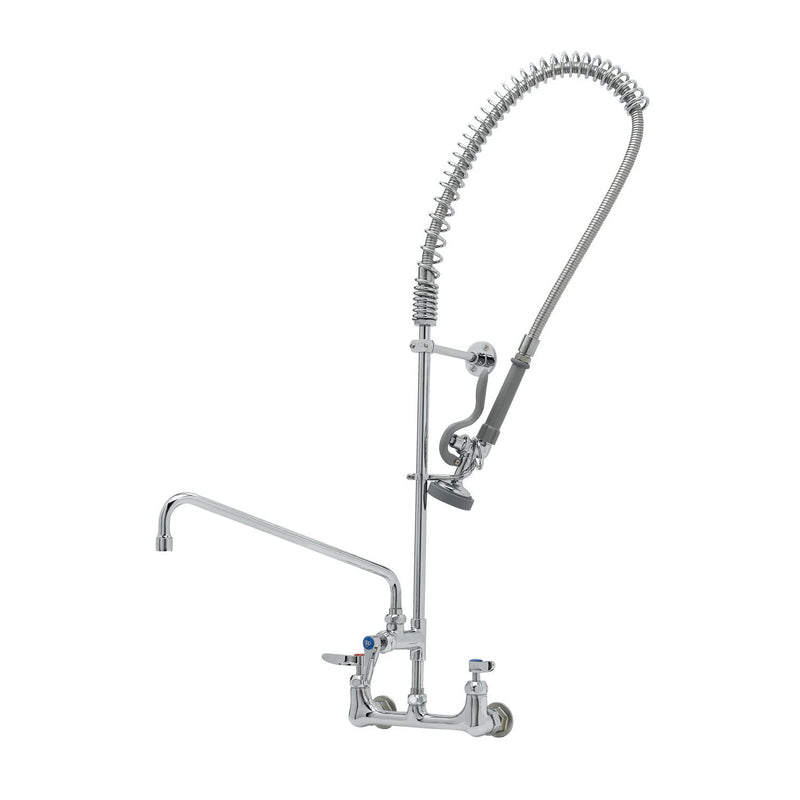 T&S Brass B-0133-14-CR-B EasyInstall Pre-Rinse - 14" ADF & Wall Bracket