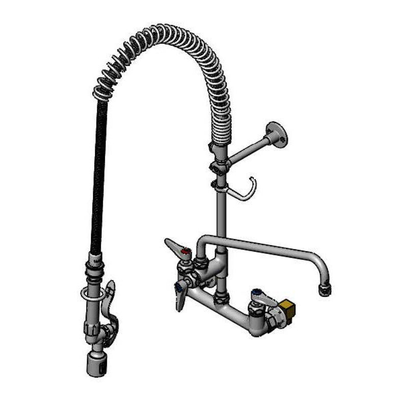 T&S Brass B-0133-14CRBJSX Pre-Rinse Station - Ceramas & 14" ADF & 10" Riser