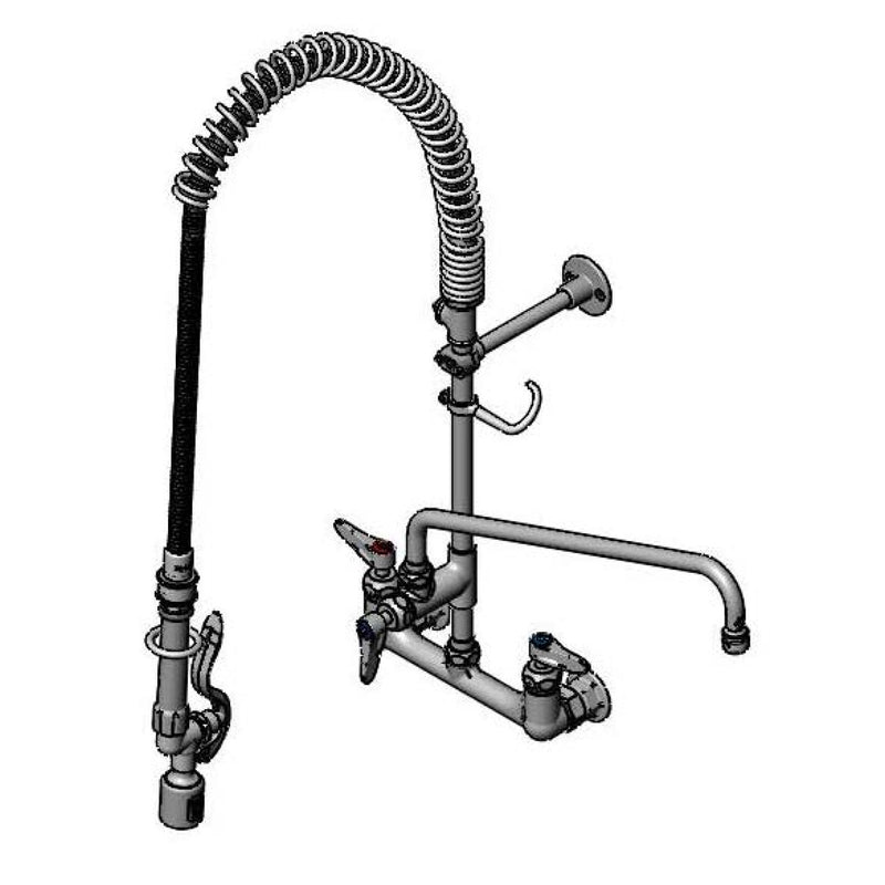 T&S Brass B-0133-16CRBJSX Pre-Rinse Station - Ceramas & 16" ADF & Rigid Tee