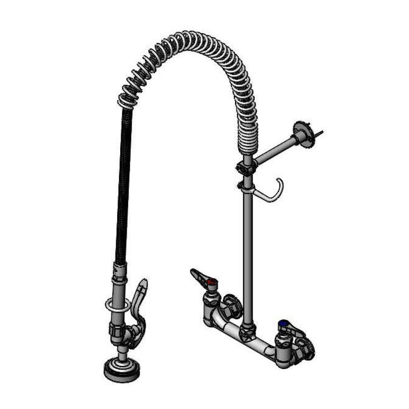 T&S Brass B-0133-BT EasyInstall Pre-Rinse - 1/2" BSPT Wall Mount