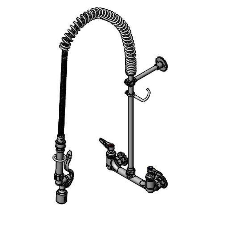 T&S Brass B-0133-CR-BC-SW EasyInstall Pre-Rinse - Ceramas & Swivel B-0107-C
