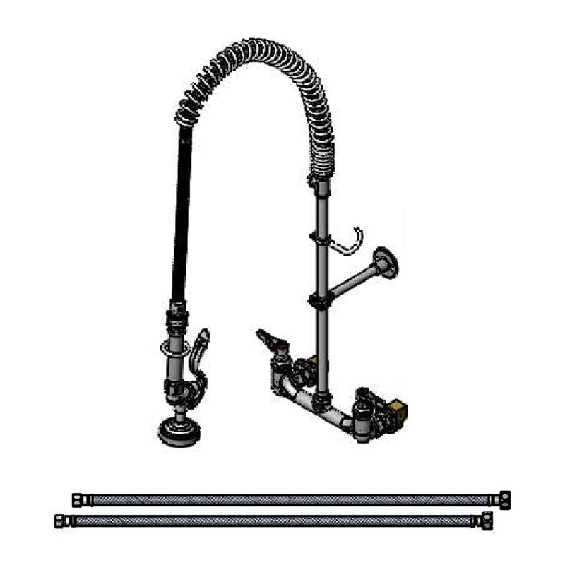 T&S Brass B-0133-CRBSTKIT Pre-Rinse Unit - Ceramas & B-0230-KIT